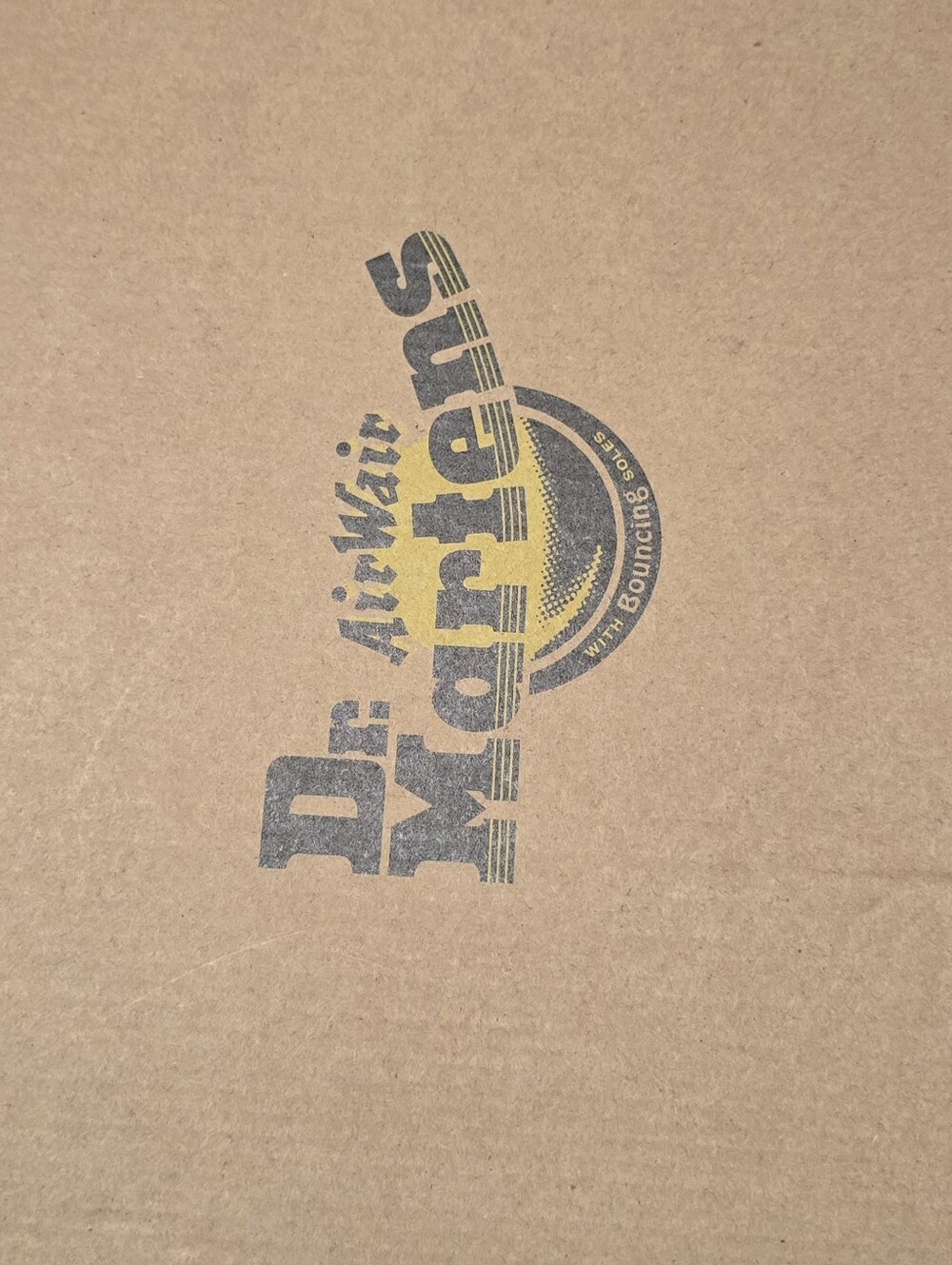 Dr. Martens Kraft Brown Shoe Box with Logo Accents